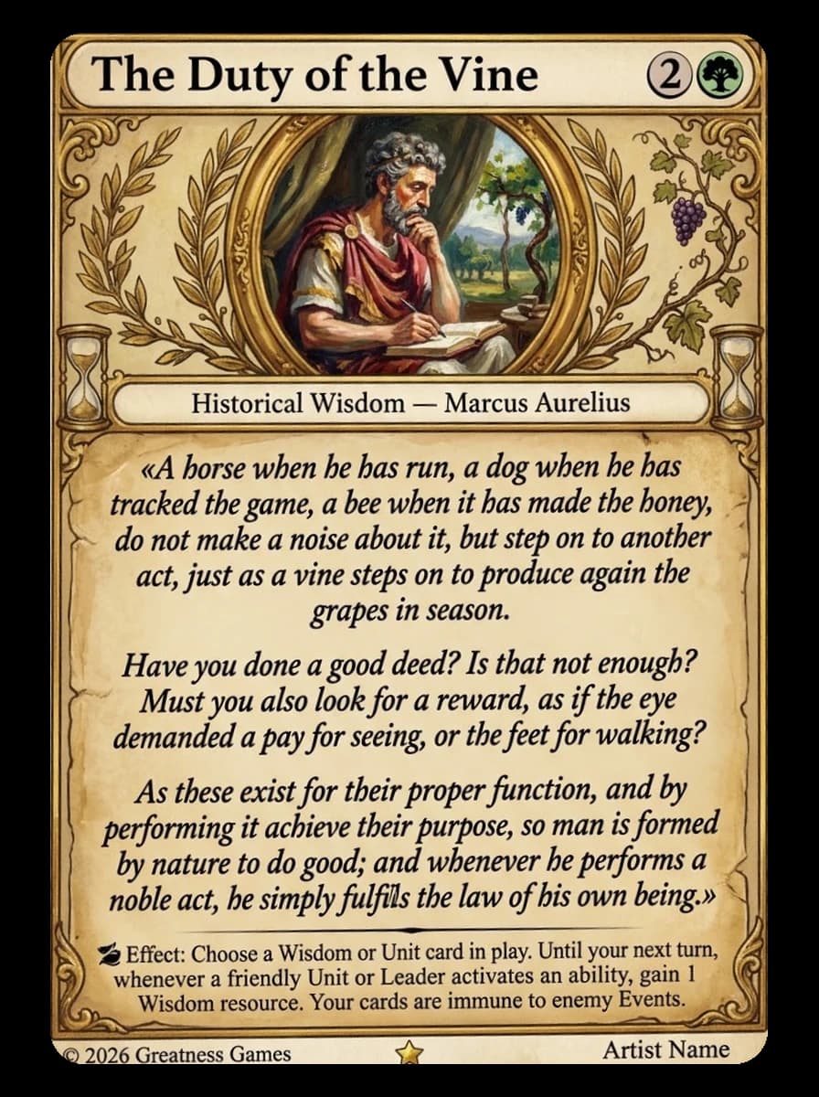 The Duty of the Vine